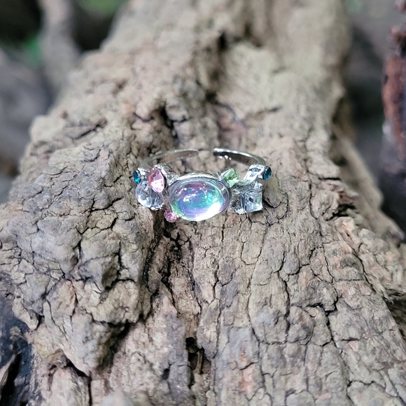 2 for $14! Silver Gem Ring NWOT - Picture 1 of 3